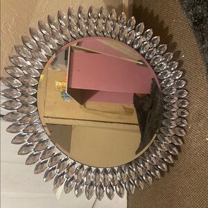 Elegant Silver Wall Mirror
